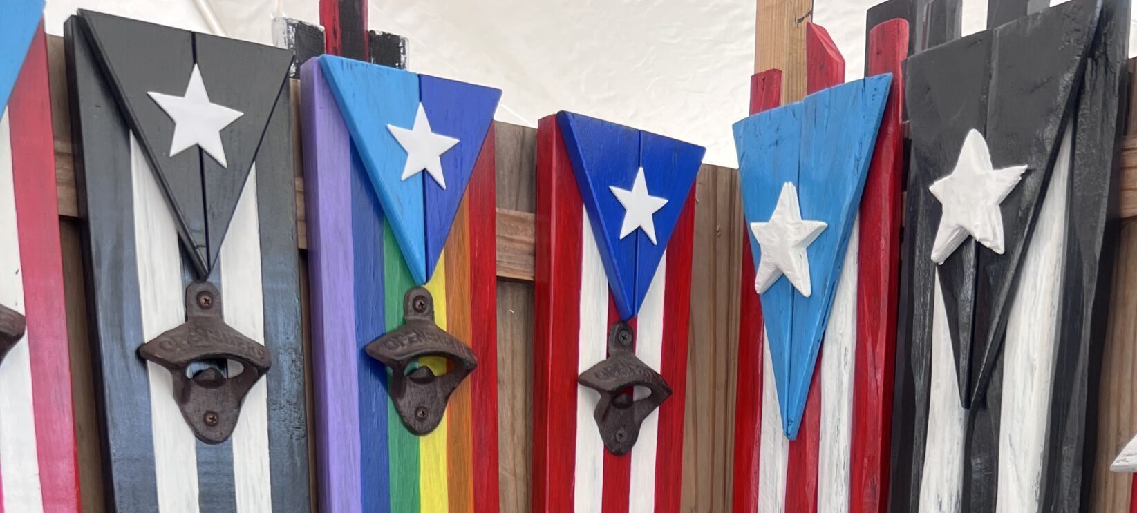 Artesanos en festival del café de Yauco