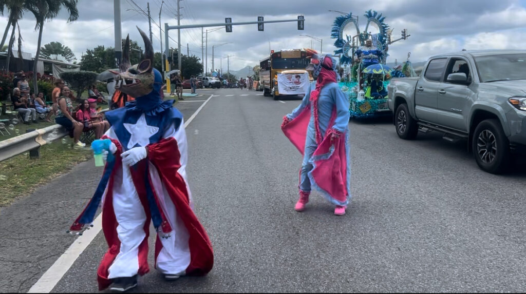 Defile del Festival del Café. Mascarillas de Ponce Carnival