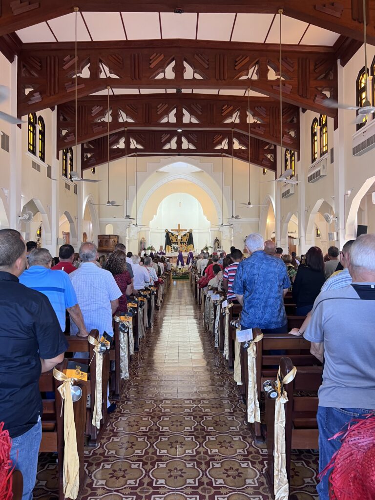 Iglesia católica en Yauco, misa jíbara